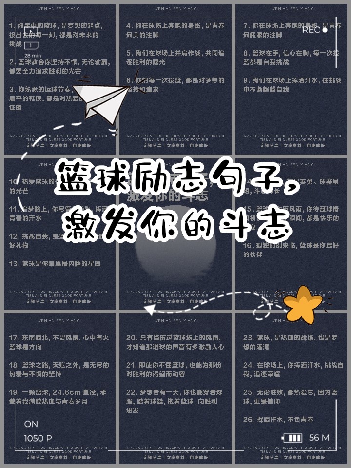 篮球训练结束语大全图片